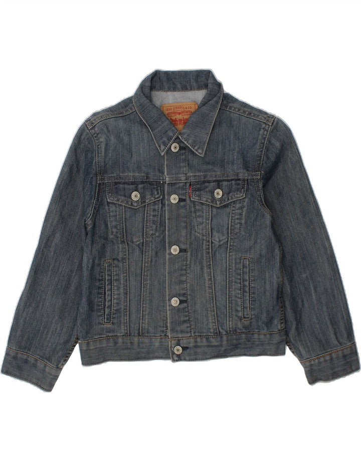 LEVI'S Boys Denim Jacket 6-7 Years Blue Cotton Vintage Levi's and Second-Hand Levi's from Messina Hembry 
