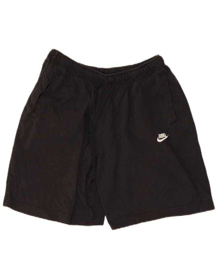 NIKE Short de sport pour hommes Grand coton noir