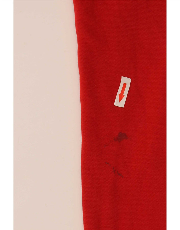 Nike Pull à capuche graphique pour femme en coton rouge Large