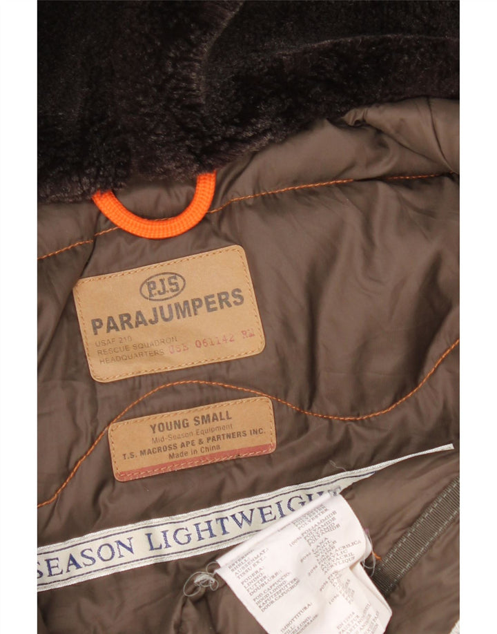 Parajumpers Veste matelassée à capuche pour garçon 11-12 ans Petit Bleu Marine Polyester