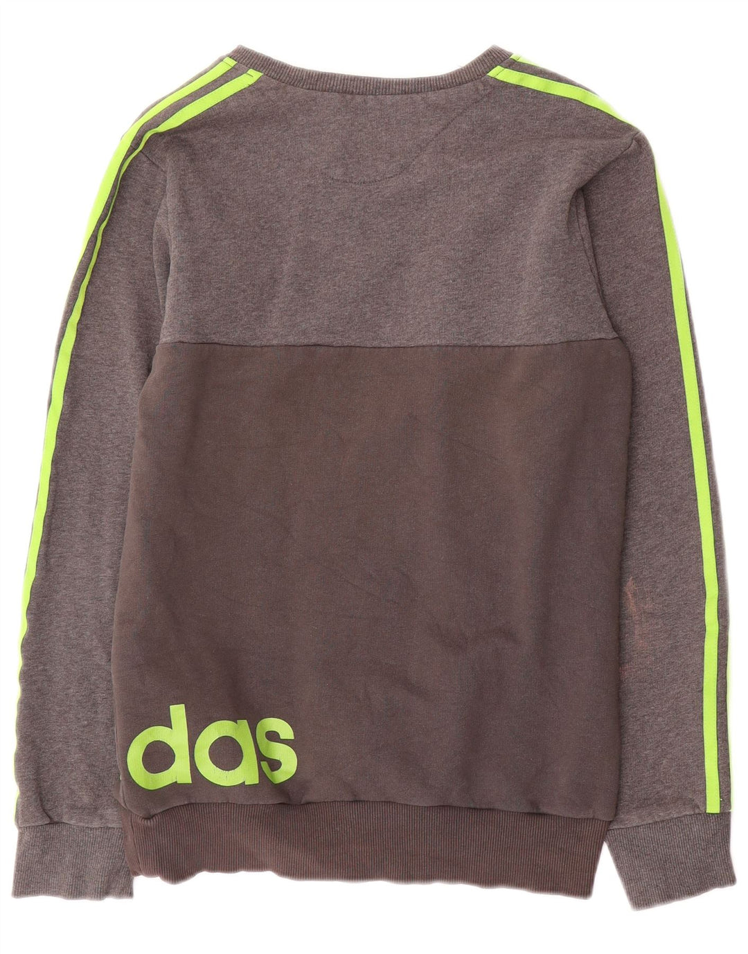 Adidas Sweat-shirt graphique pour homme Petit gris Coton