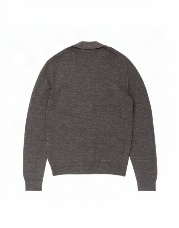Zara Cardigan Homme Pull Large Gris