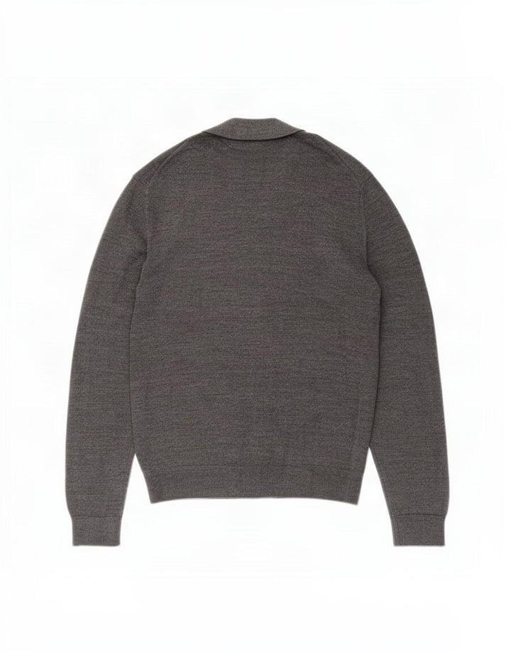 Zara Cardigan Homme Pull Large Gris