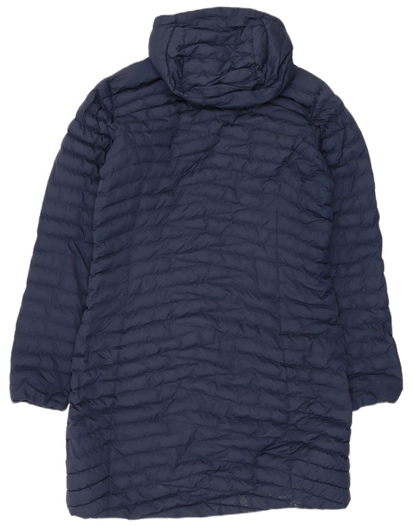 Berghaus Manteau rembourré à capuche pour femme UK 14 Large Bleu marine