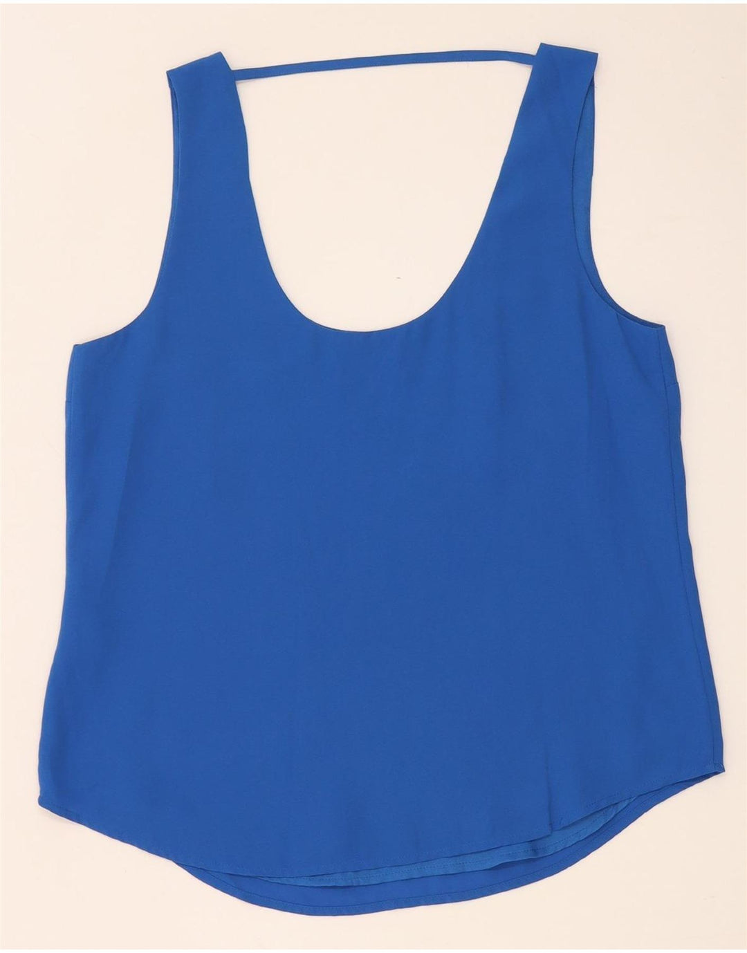 Oasis Débardeur Femme UK 12 Bleu Moyen Polyester
