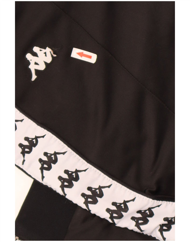 Kappa Pantalon de Survêtement Graphique Homme Noir Colorblock