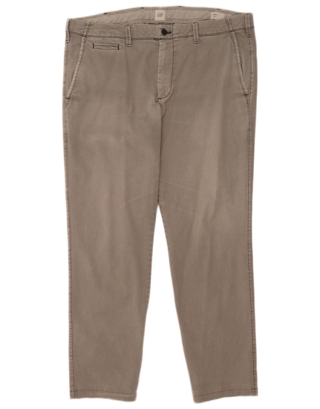 Gap Pantalon Chino Slim Homme W38 L32 Gris Coton
