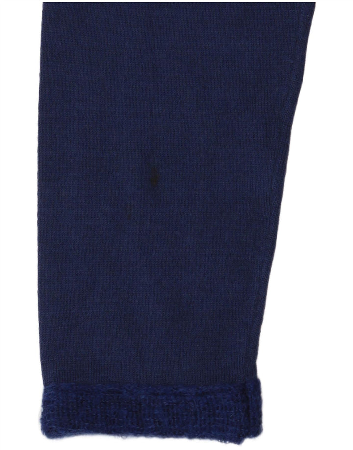 Guess Marciano Pull à col roulé pour femme US 3 Petite laine bleu marine
