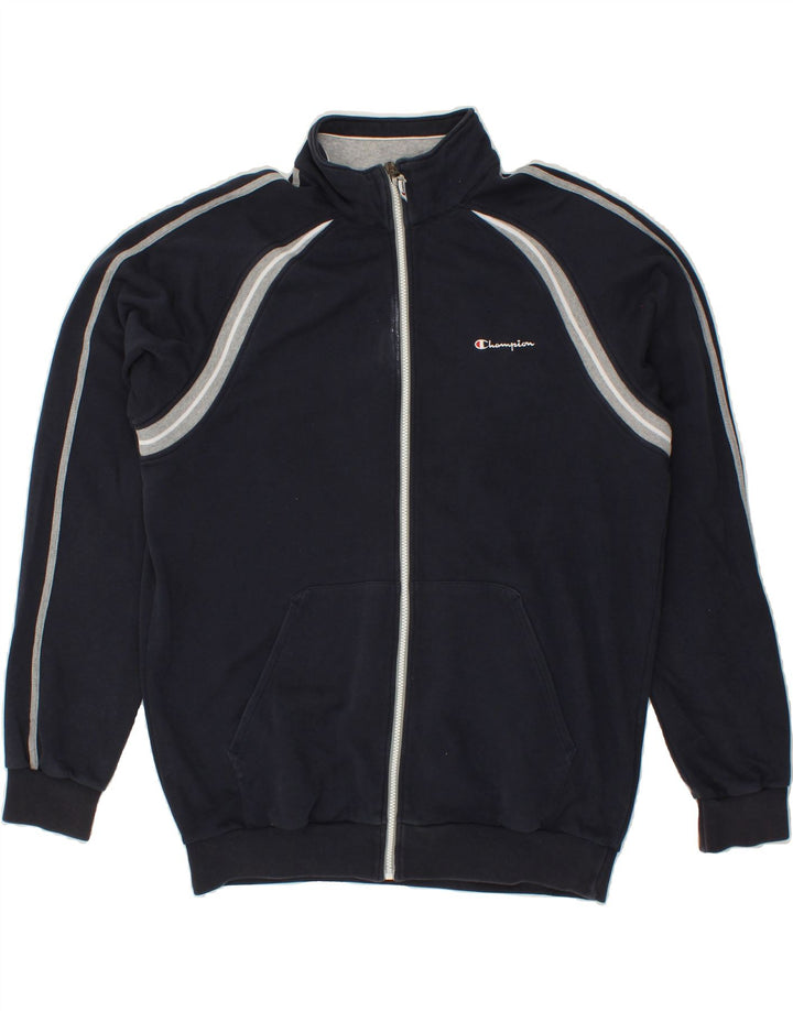 CHAMPION Veste de Survêtement Homme 3XL Bleu Marine Coton