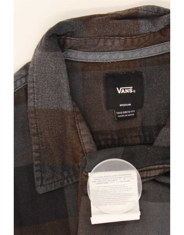 Vans Chemise en flanelle coupe ajustée en coton à carreaux multicolore moyen homme