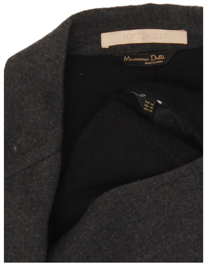 Massimo Dutti Veste Blazer 2 Boutons Homme EU 52 Large Gris