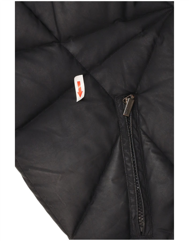 Esprit Veste matelassée pour femme UK 16 Large Noir Polyester