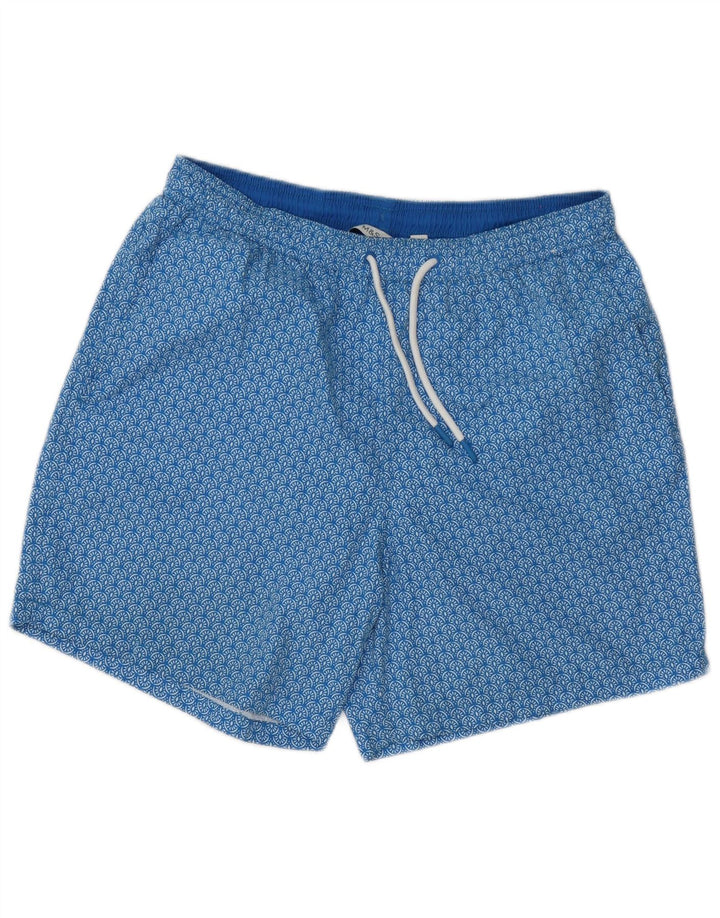 Marks & Spencer Short de Bain Homme Bleu Moyen Floral Polyester