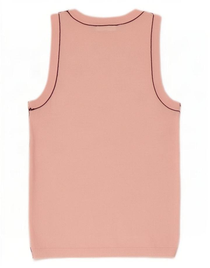 Zara Femme Débardeur UK 8 Small Rose Viscose