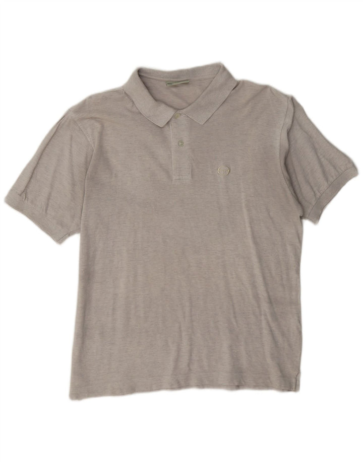 Sergio Tacchini Polo Homme IT 50 Gris Moyen Coton