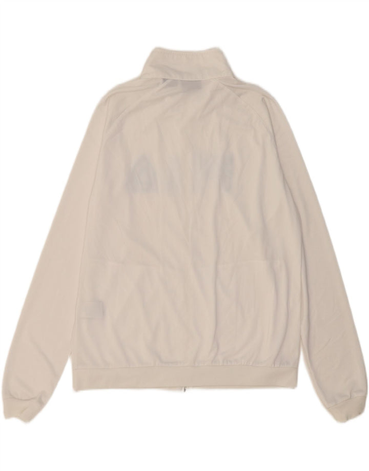 Fila Veste de survêtement graphique pour femme UK 16 Large Blanc