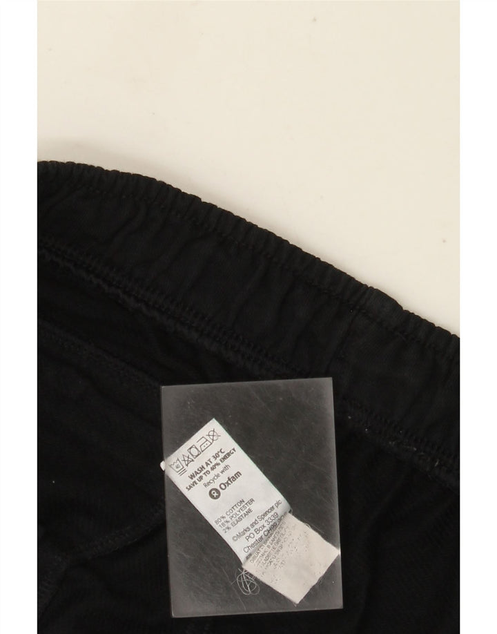 Marks & Spencer Pantalon de survêtement pour homme XL Noir Coton