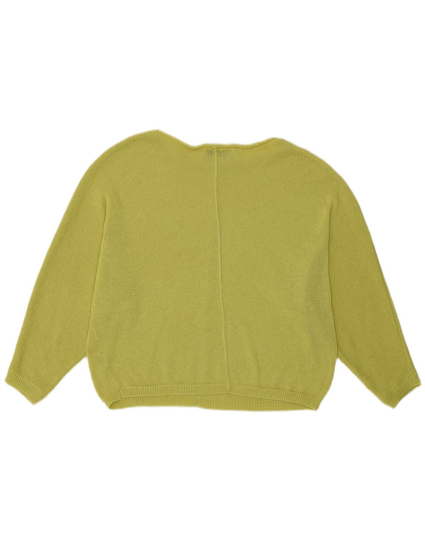 Zara Pull surdimensionné à col bateau pour femme UK 6 XS Vert
