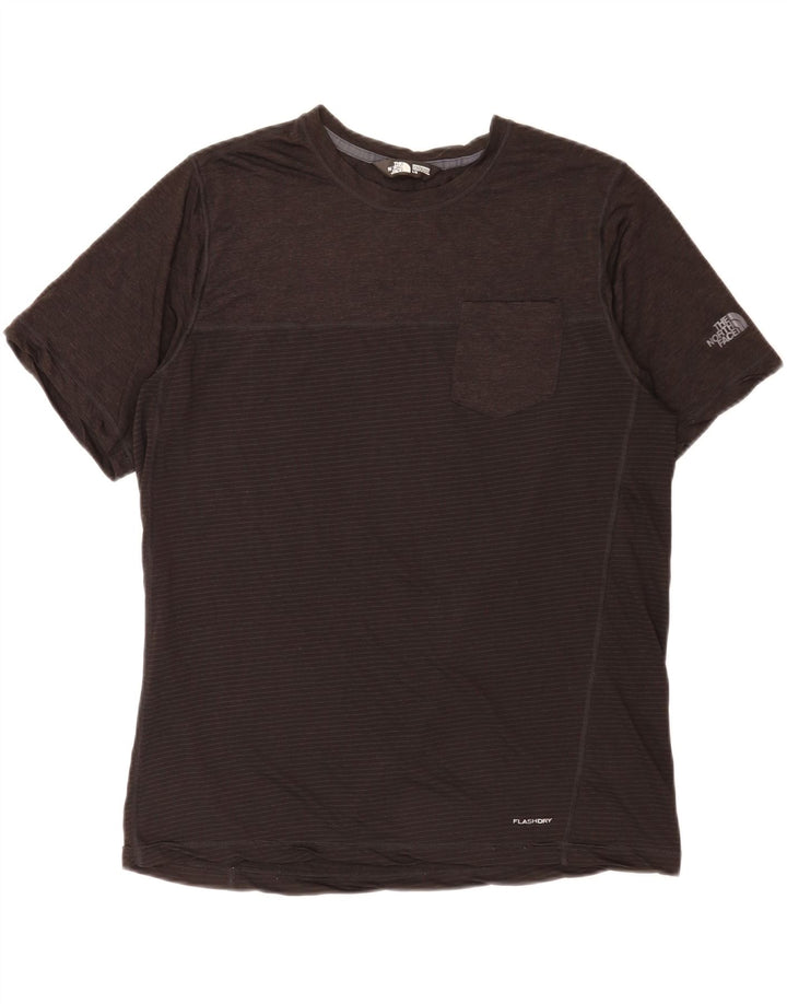 The North Face T-shirt pour homme en polyester à fines rayures gris
