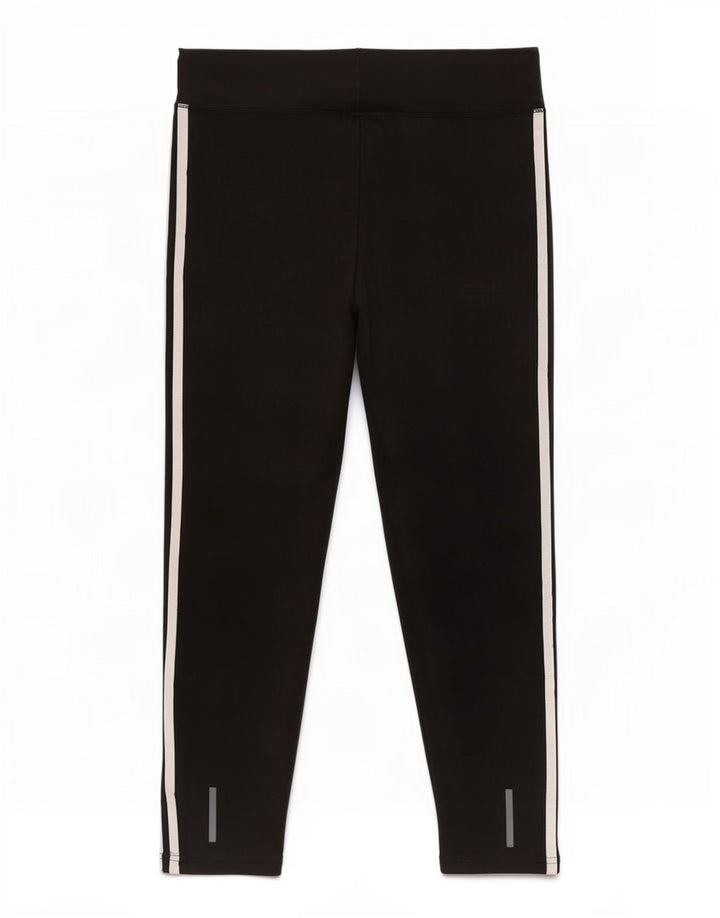 Adidas Leggings Femme UK 16/18 Large Noir Polyester
