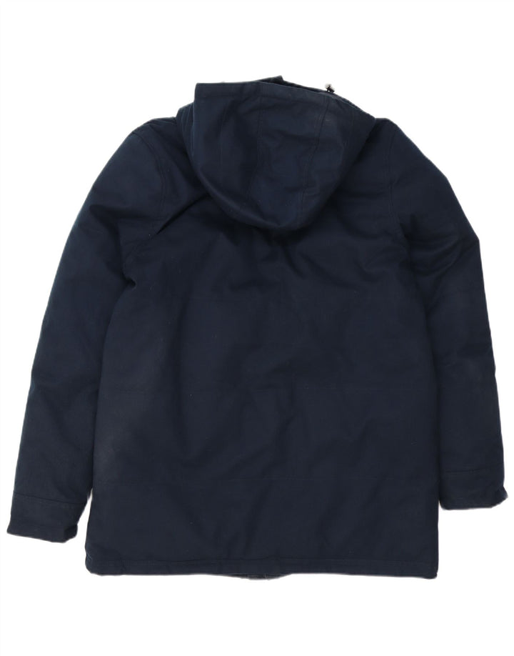 Crew Clothing Veste matelassée à capuche pour homme UK 36 Small Bleu marine Polyester