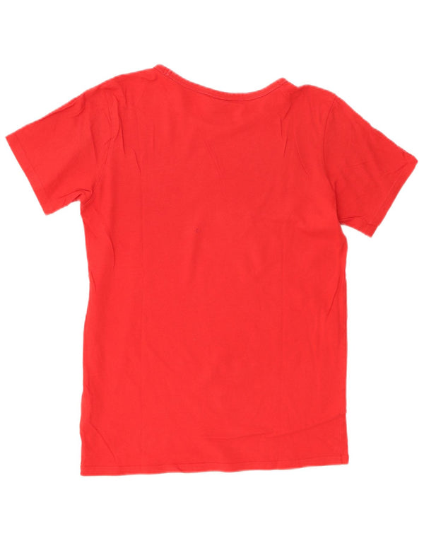 Champion T-Shirt Graphique Garçon 13-14 ans XL Rouge Coton