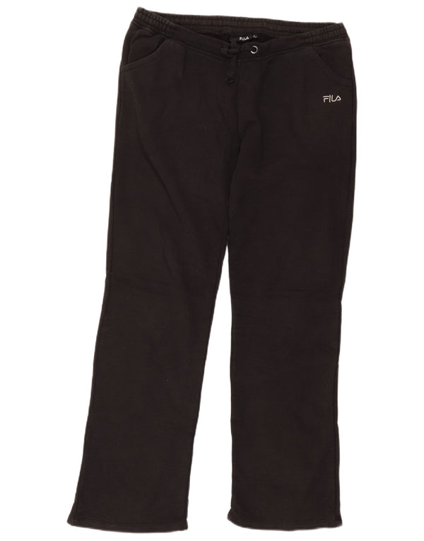 Fila Pantalon de survêtement pour femme UK 14 Medium Black Cotton