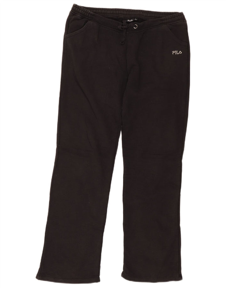 Fila Pantalon de survêtement pour femme UK 14 Medium Black Cotton