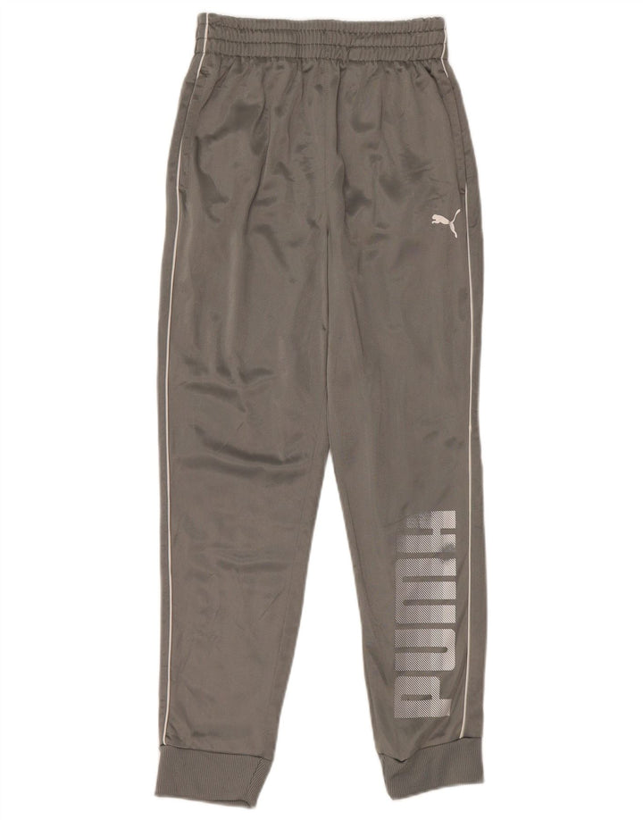 Puma Pantalon de Survêtement Graphique Garçon 10-11 ans Gris Polyester