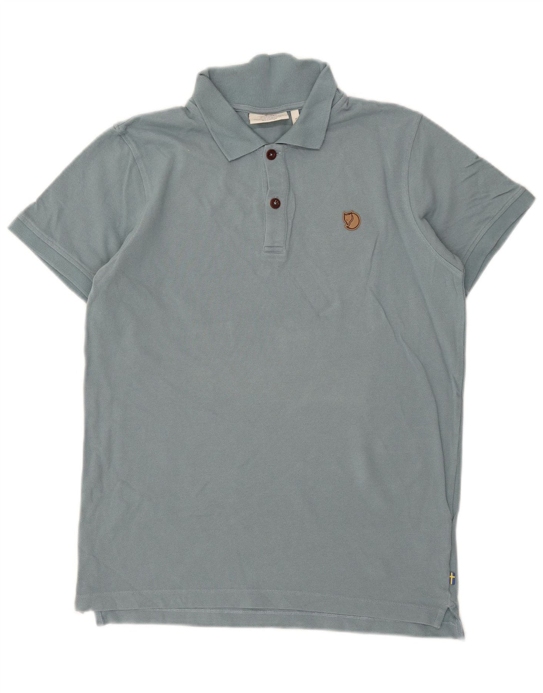 Fjall Raven Polo Homme Bleu Moyen Coton