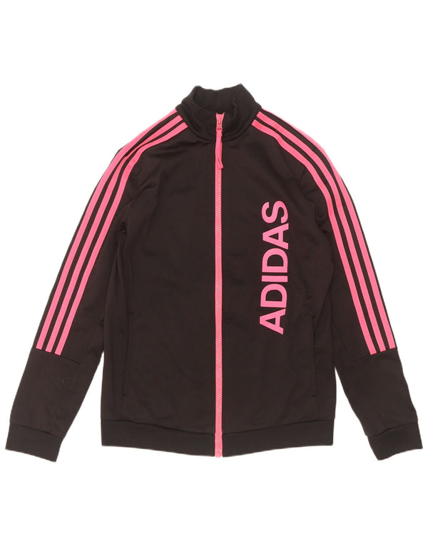 Adidas Survêtement complet graphique pour femme UK 12/14 Polyester noir moyen