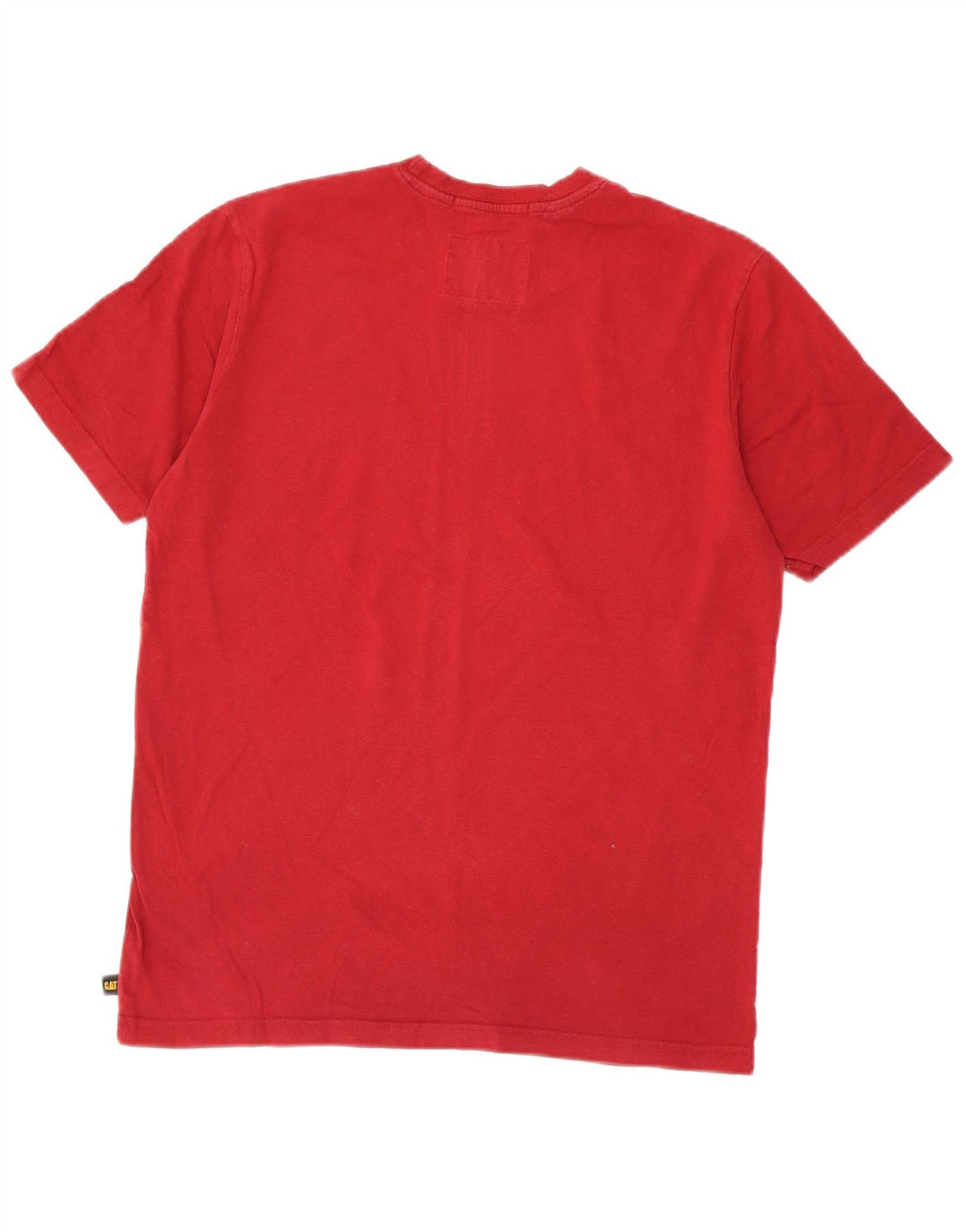 CAT T-Shirt Graphique Homme Petit Rouge Coton