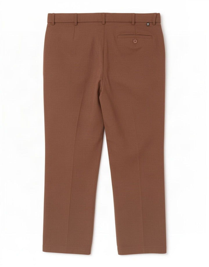 Farah Pantalon Chino Droit Homme W38 L29 Marron Polyester