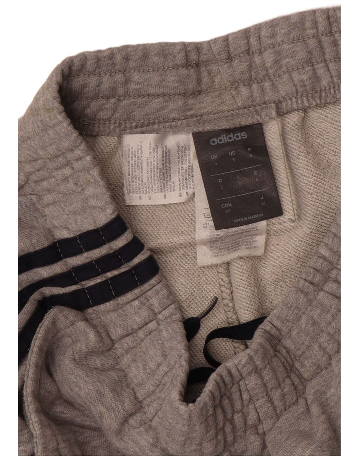 ADIDAS Short de sport homme petit gris coton