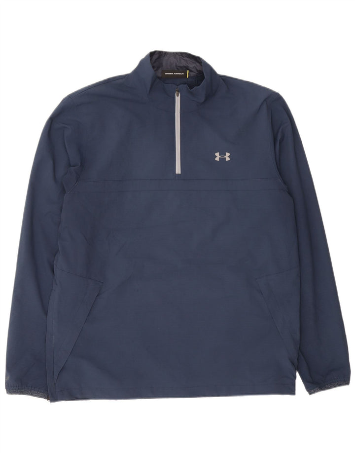 Under Armour Veste de survêtement pour homme en polyester bleu marine Taille L