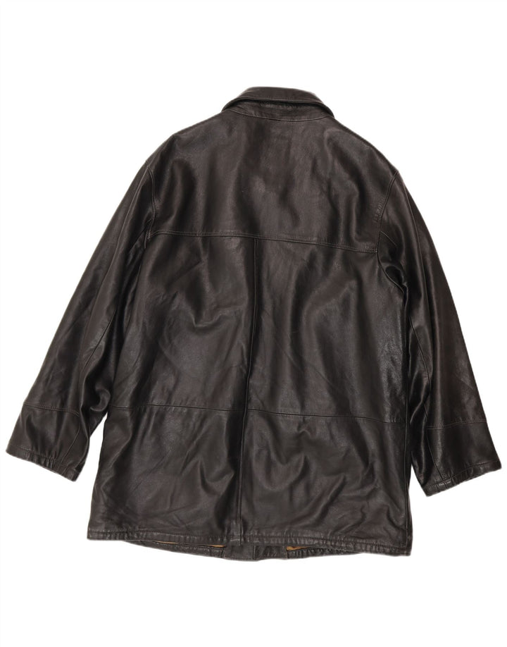 Maffei Veste en cuir pour homme IT 54 2XL Noir