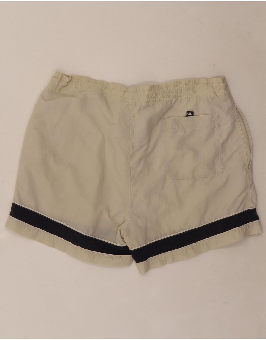Champion Short de Bain Homme Beige Moyen Colourblock