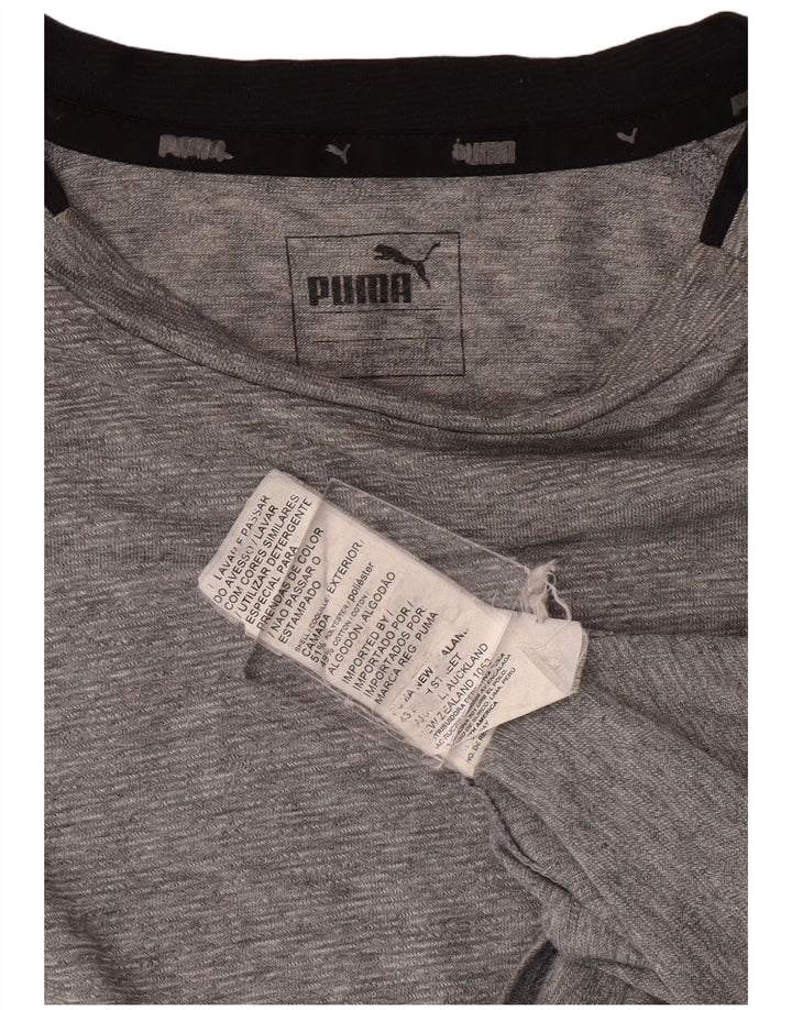 Puma T-Shirt Homme Grand Gris Polyester