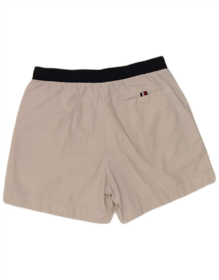 Tommy Hilfiger Short de Bain Homme Nylon Colorblock Blanc Moyen
