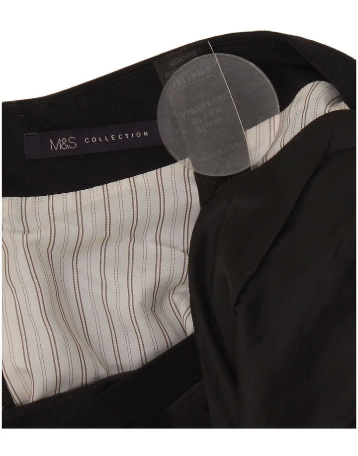 Marks & Spencer Robe moulante pour femme UK 10 Small Noir Polyester