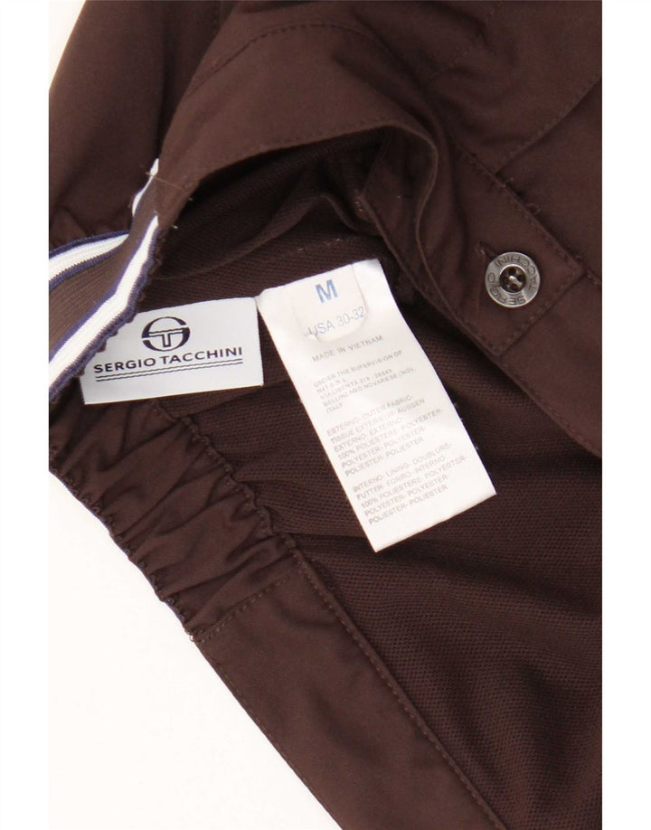 Sergio Tacchini Short décontracté pour homme Medium W32 Marron Polyester