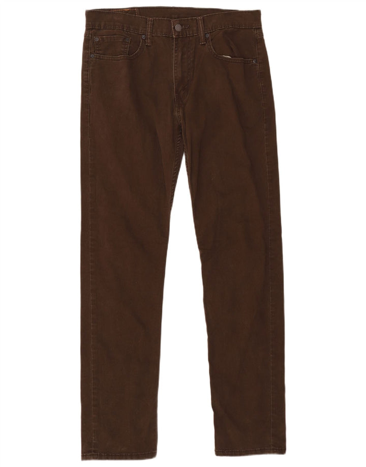 LEVI'S Jean Slim Fuselé 502 Homme W32 L34 Marron Coton