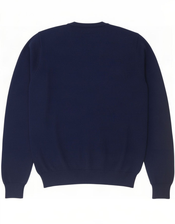 Marks & Spencer Pull Regular Fit Col V Homme Bleu Marine Moyen