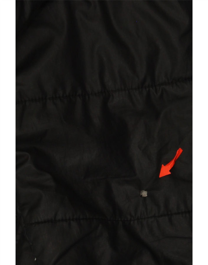 Veste matelassée surdimensionnée Nike Therma-Fit pour femme UK 10 Small Noir Polyester