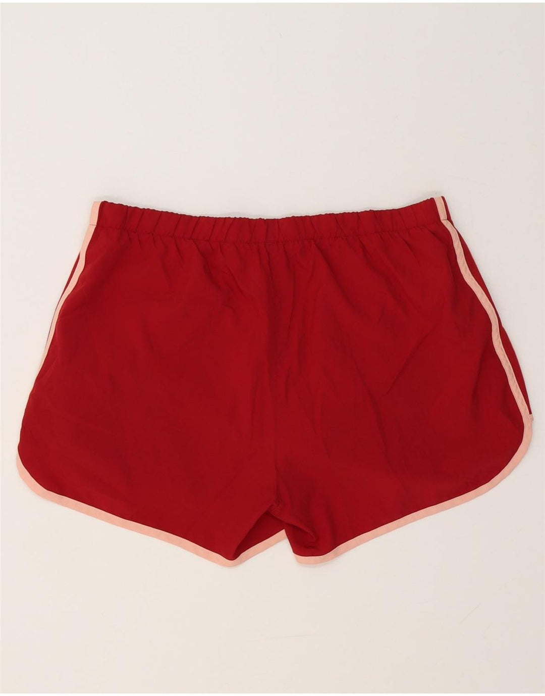 ADIDAS Short de sport Climalite pour femme UK 14 Large Rouge Polyester