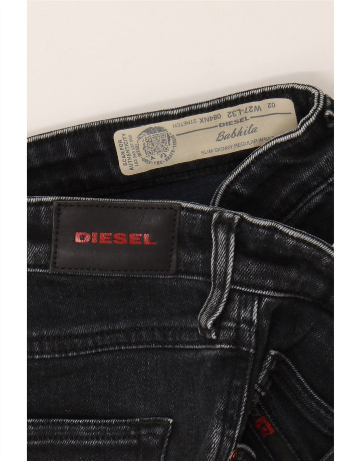 DIESEL Femme Babhila Regular Fit Slim Jean Skinny W27 L27 Coton Noir
