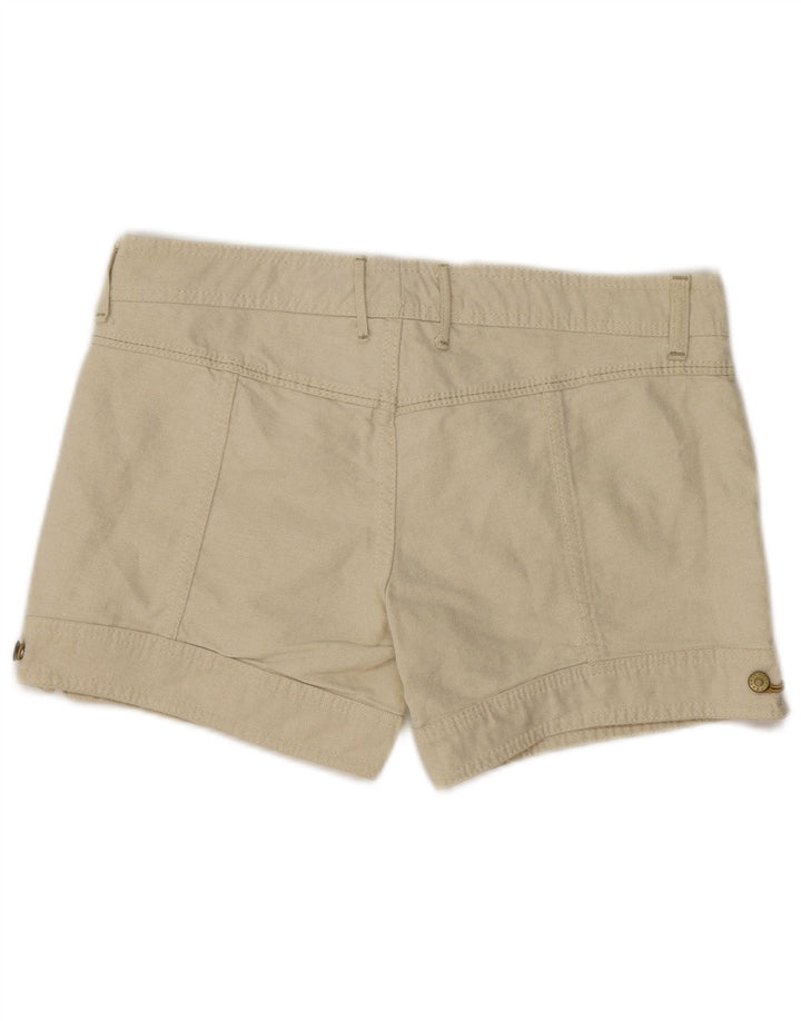 SISLEY Womens Denim Shorts IT 42 Medium W30 Green Cotton