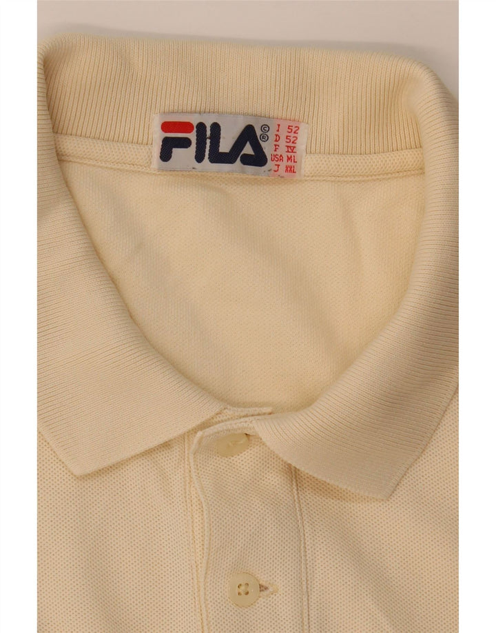 Fila Polo Homme IT 52 Large Jaune