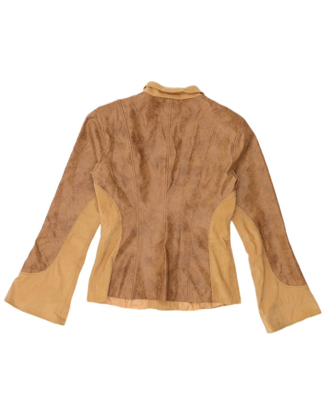 Veste en cuir léopard pour femme IT 46 grand marron floral