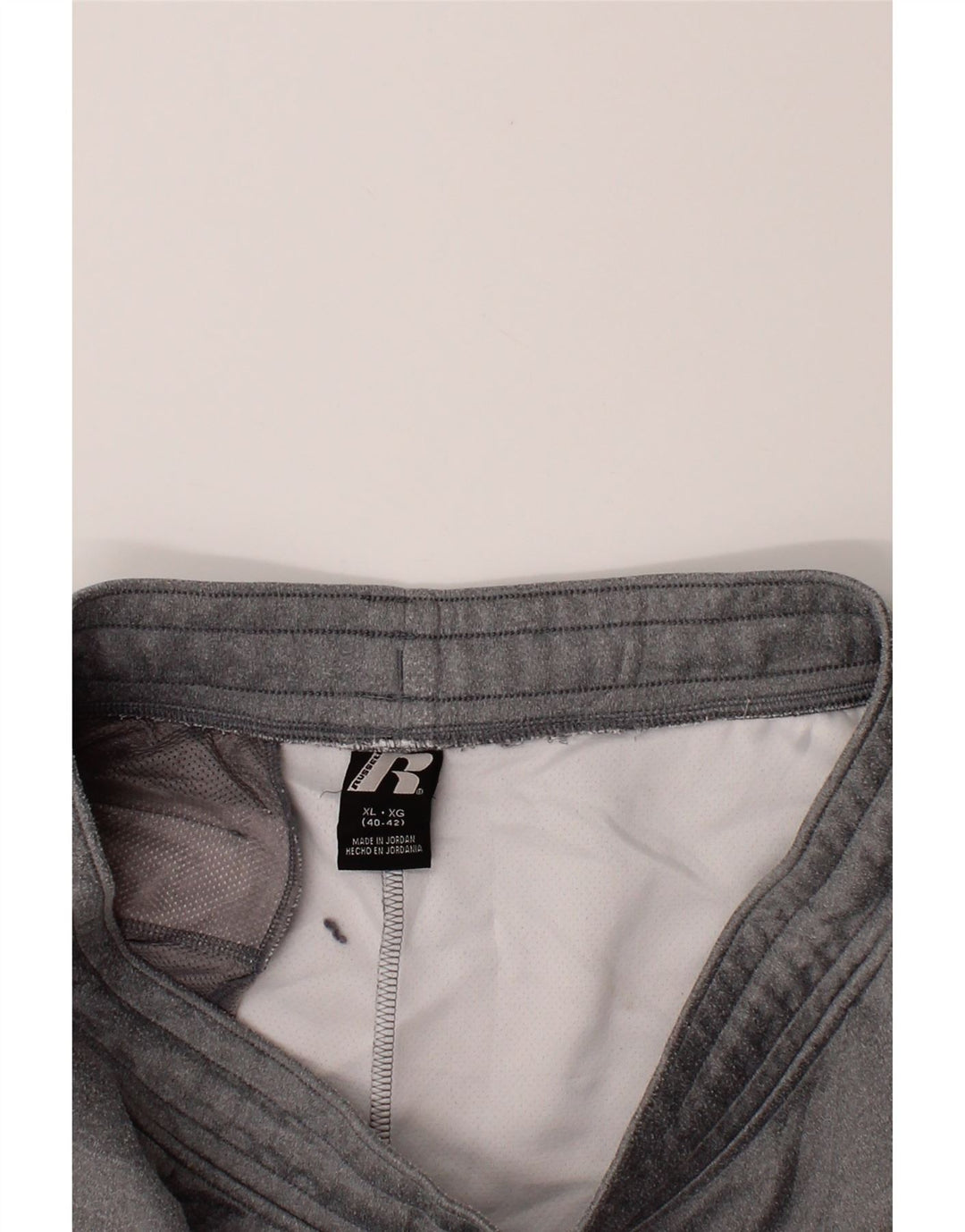 RUSSELL ATHLETIC Mens Sport Shorts XL  Grey Polyester Vintage Russell Athletic and Second-Hand Russell Athletic from Messina Hembry 